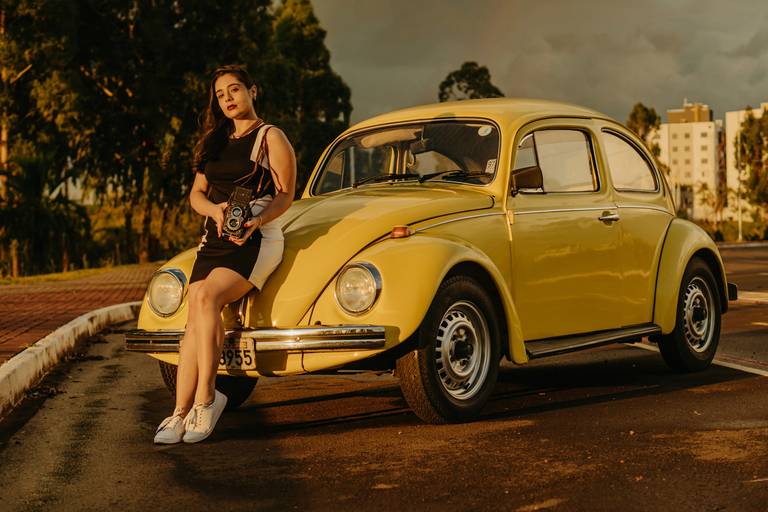 Ensaio na natureza feminino fusca