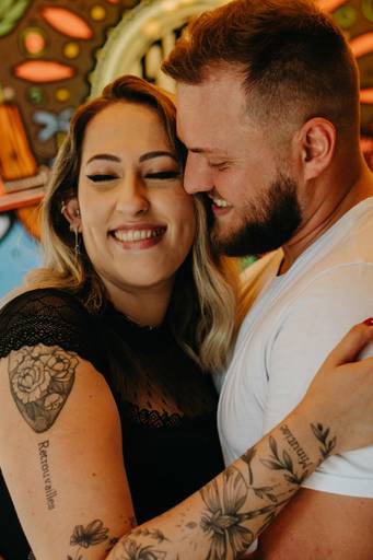 ensaio de casal feliz