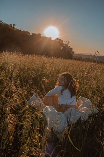 ensaio feminino com manta