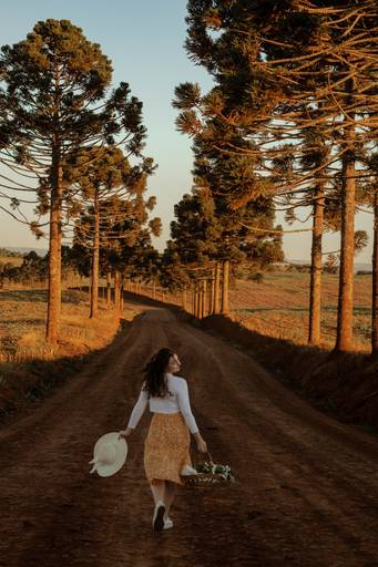 ensaio feminino com flores