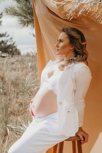 Fotos de gestante diferente