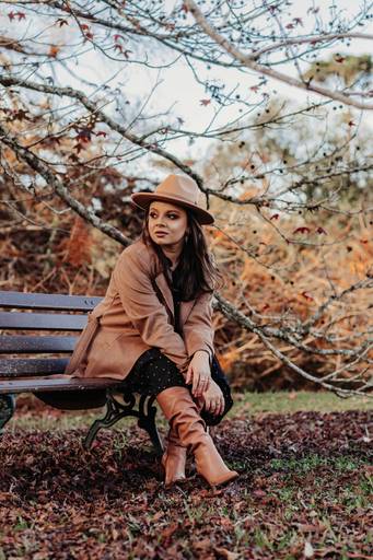 Ensaio feminino de outono
