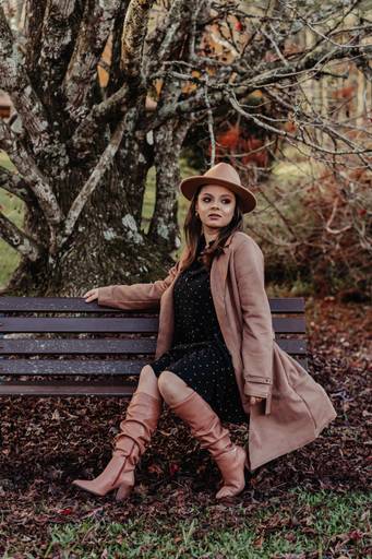 Ensaio feminino de outono