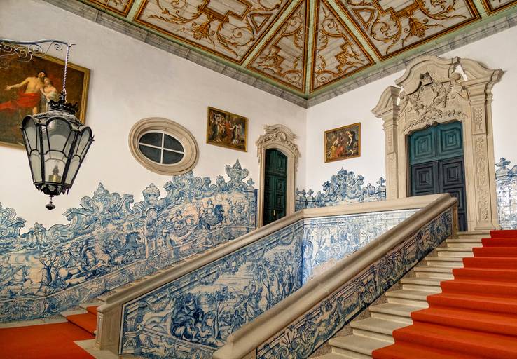 Escadaria do palácio dos condes de Anadia