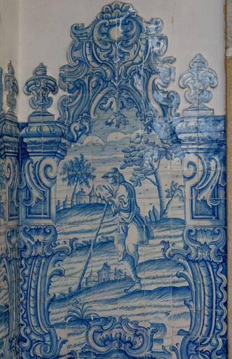 pormenor de azulejo antigo