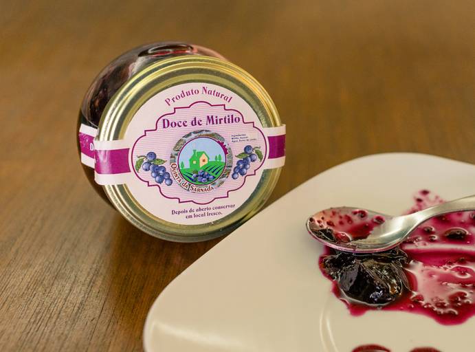compota de mirtilos