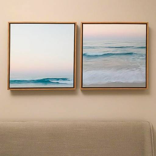 quadro decorativo de mar para quarto