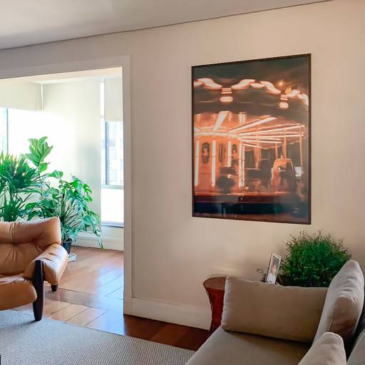 foto carrossel, quadro para sala, quadro carrossel para sala, foto moderna para sala
