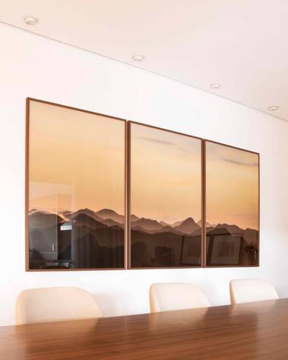 Quadro decorativo para sala de jantar de paisagem