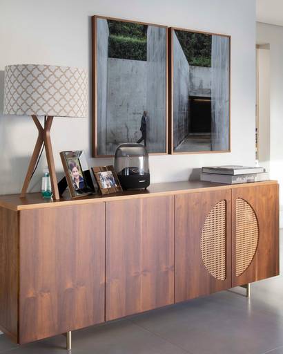 decoração com quadros de arquitetura