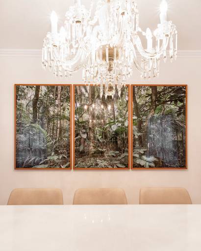 quadro sofisticado para sala de jantar de natureza