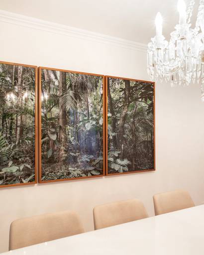 quadro chique para sala de jantar de árvores