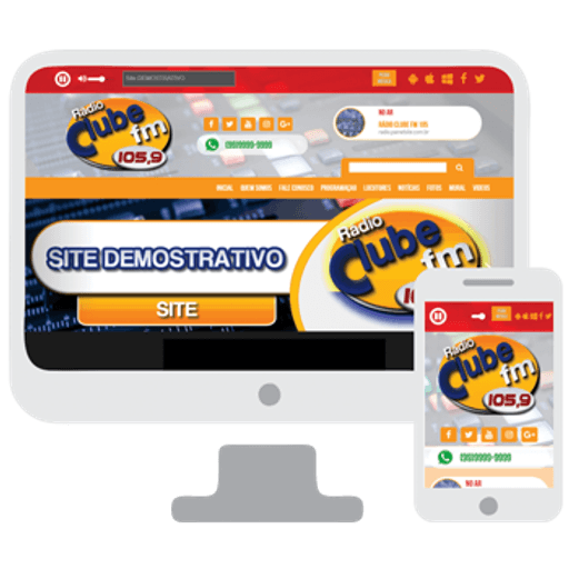 Site profissional de rádio 