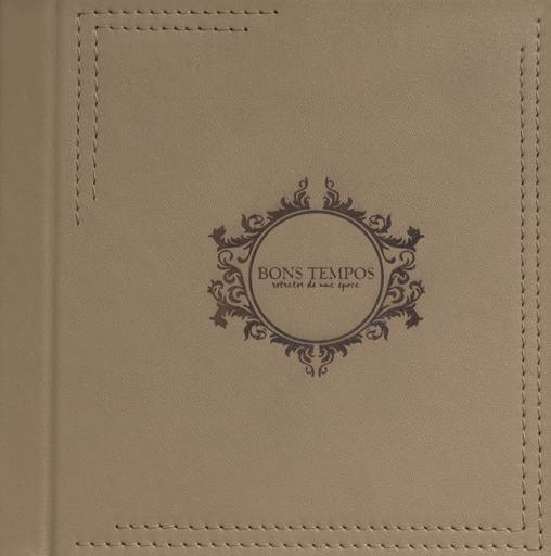 Bons Tempos álbum de família capa em couro legítimo Santo André SP
