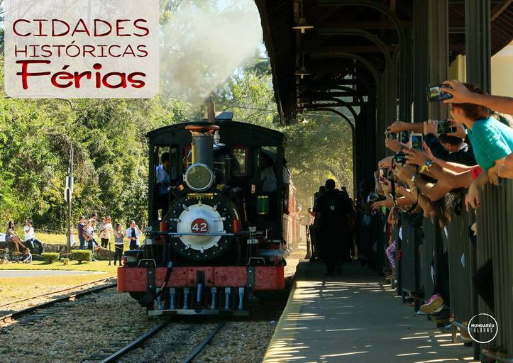 Capa álbum de viagem Cidades históricas Minas Gerais com netos