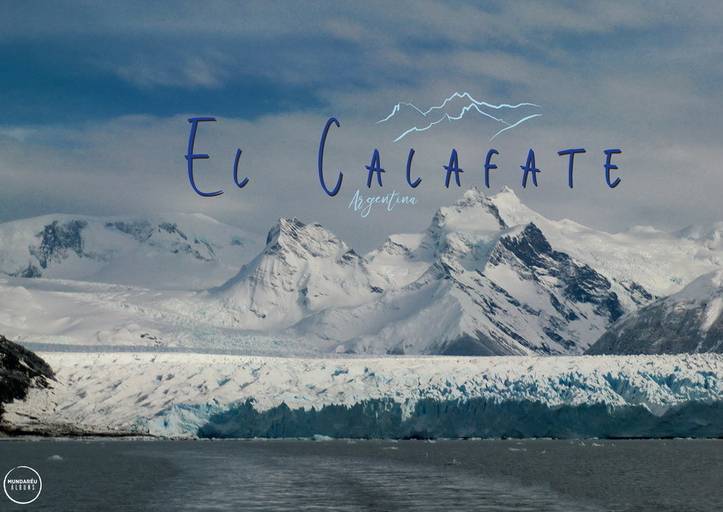 Capa álbum de viagem El Calafate Argentina