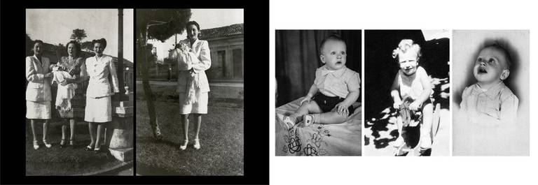 Fotos preto em branco restauradas e tratadas para impressão