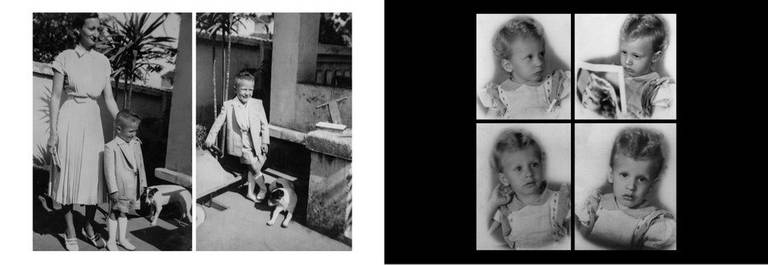 Fotos de infância nos anos 60 restauradas e tratadas