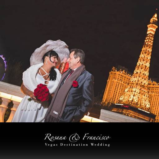Las Vegas Wedding Destination capa álbum Rosana Francisco