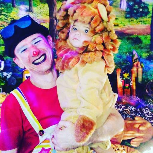 Foto no aniversário do Arthur