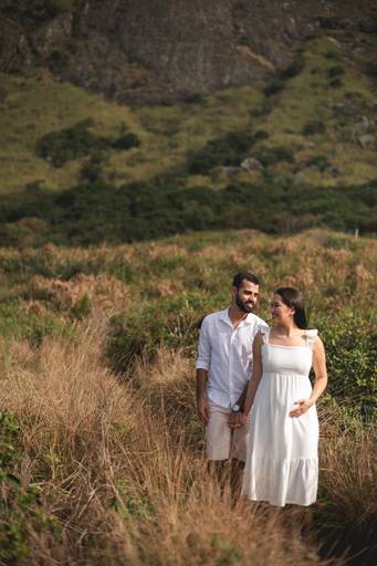 ensaio de gestante no campo