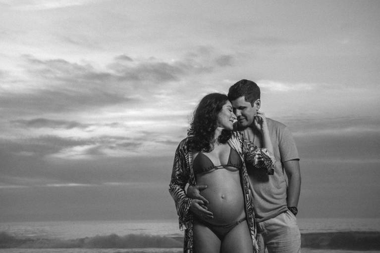 ensaio de gravida praia da reserva