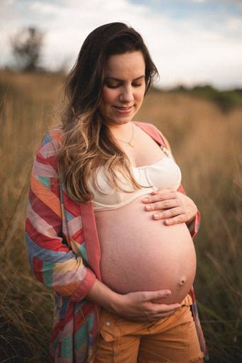 ensaio gestante no campo rio de janeiro