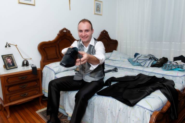 Un novio con mucho salero