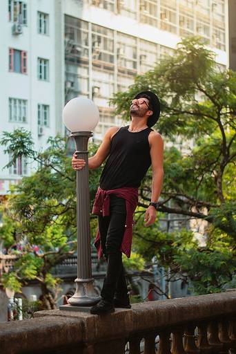 Ensaio Masculino urbano porto alegre viaduto da borges otávio rocha