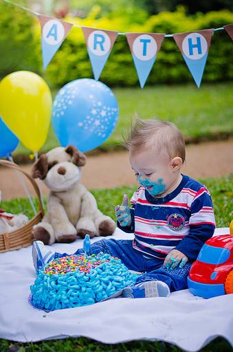 Ensaio infantil menino porto alegre smash the cake