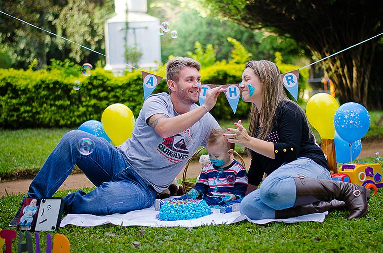 Ensaio infantil menino porto alegre smash the cake