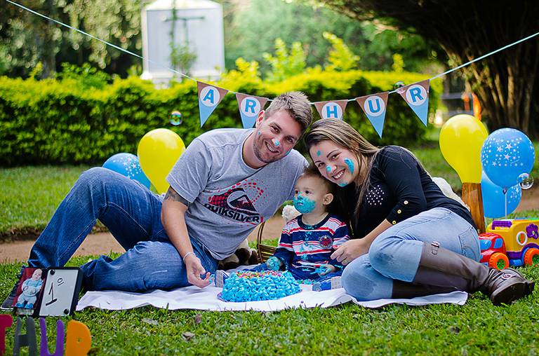 Ensaio infantil menino porto alegre smash the cake