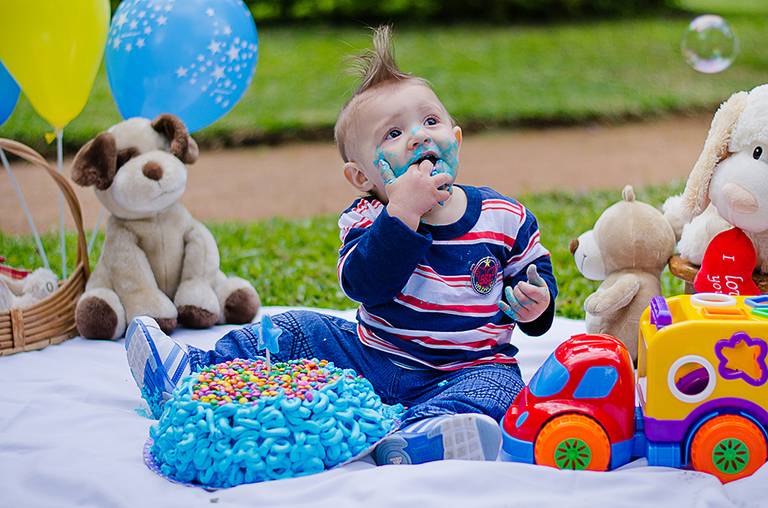 Ensaio infantil menino porto alegre smash the cake