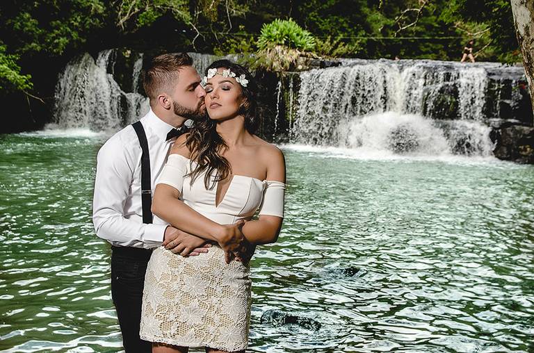 ensaio casal pré casamento wedding osório cachoeira morro burússia