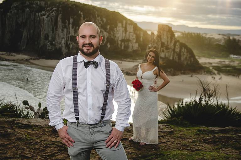 ensaio casal pré casamento wedding Torres praia