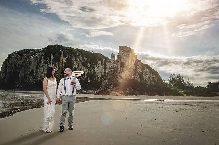 ensaio casal pré casamento wedding Torres praia