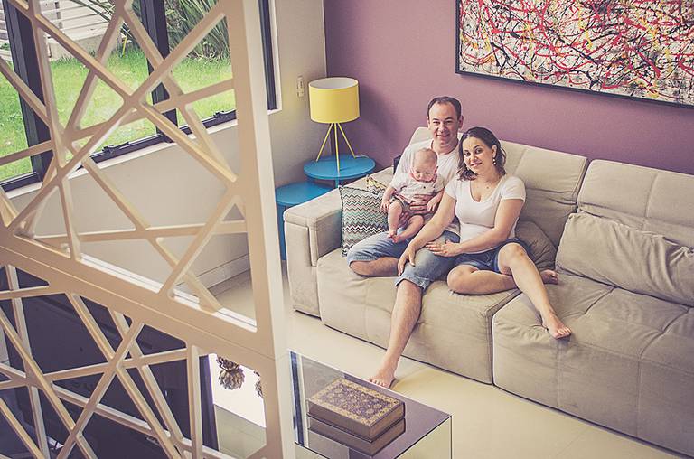 Ensaio fotográfico book família porto alegre em casa
