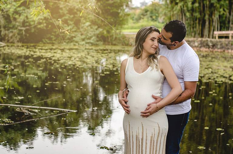 Ensaio gestacional book gestante porto alegre Jardim Botânico