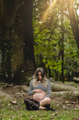 Ensaio gestacional book gestante porto alegre Jardim Botânico