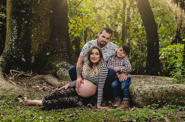 Ensaio gestacional book gestante porto alegre Jardim Botânico