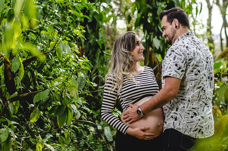 Ensaio gestacional book gestante porto alegre Jardim Botânico