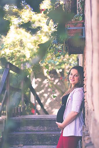 Ensaio gestacional book gestante Centro histórico ivoti