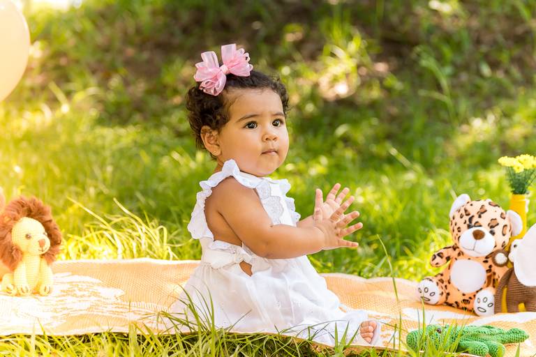 Ensaio fotográfico Smash the Cake Luíza 