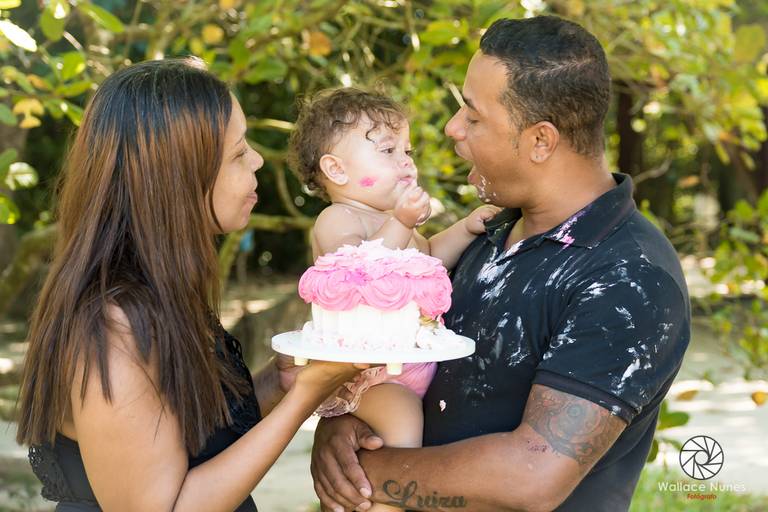 Ensaio Smash the cake da Lavinia