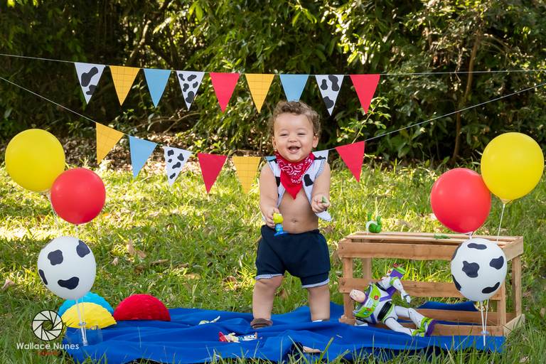 Ensaio Smash the cake do Guilherme
