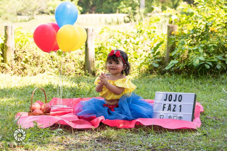 Ensaio Smash the cake da JoJo