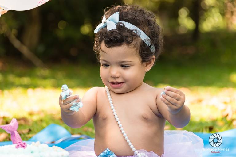 Ensaio Smash the cake da GIGI