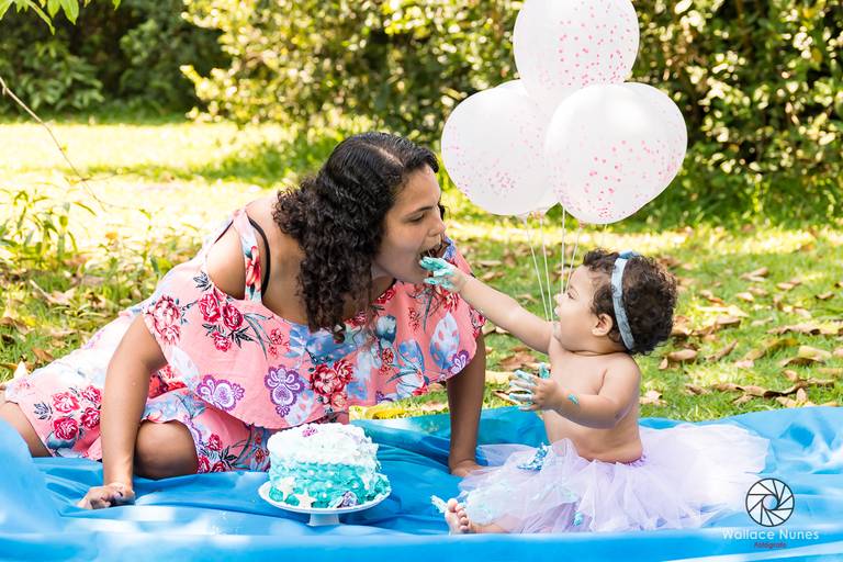 Ensaio Smash the cake da GIGI