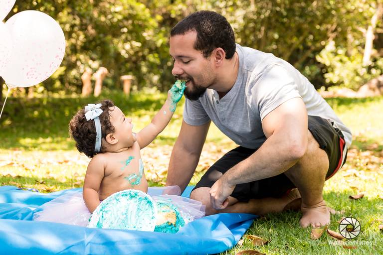 Ensaio Smash the cake da GIGI