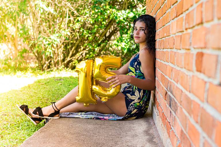 Ensaio fotográfico da debutante 